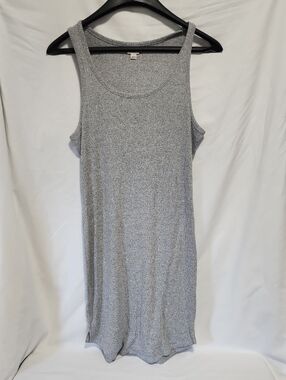 a new day Heather Gray Ribbed Tank Top